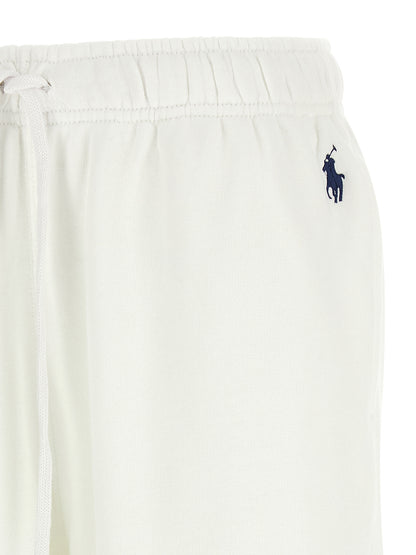 Polo Ralph Lauren White Cotton Joggers (Workout Pants)