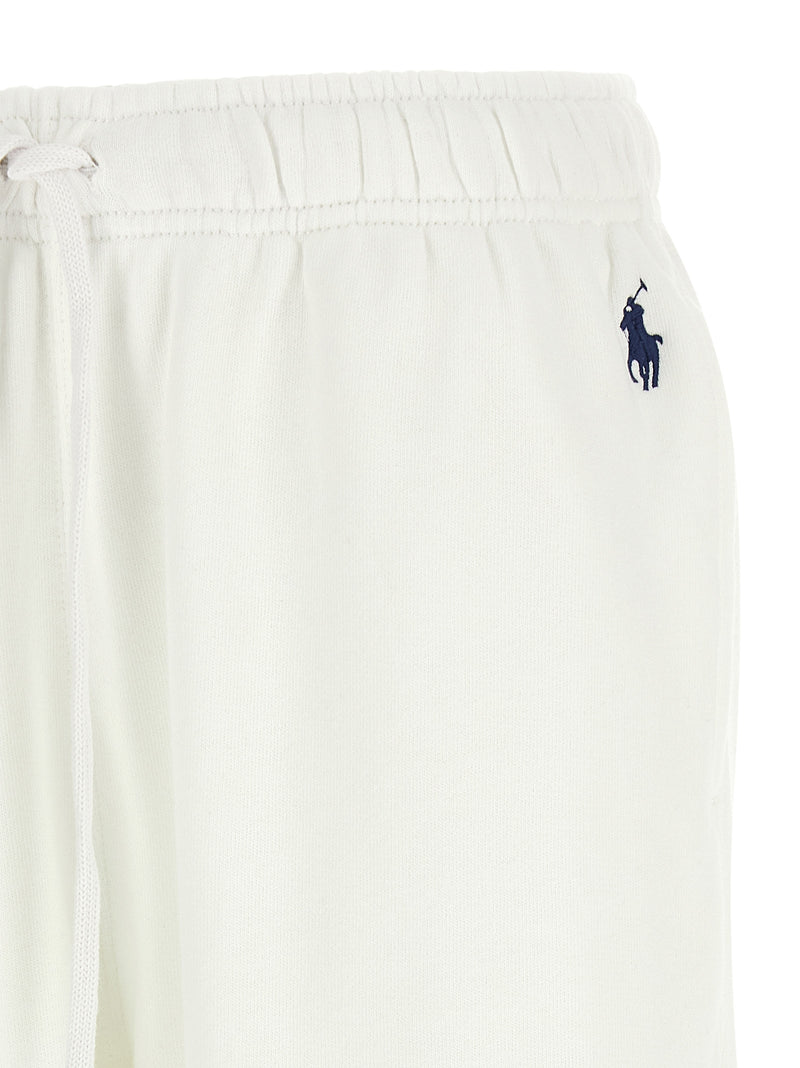 Polo Ralph Lauren White Cotton Joggers (Workout Pants)