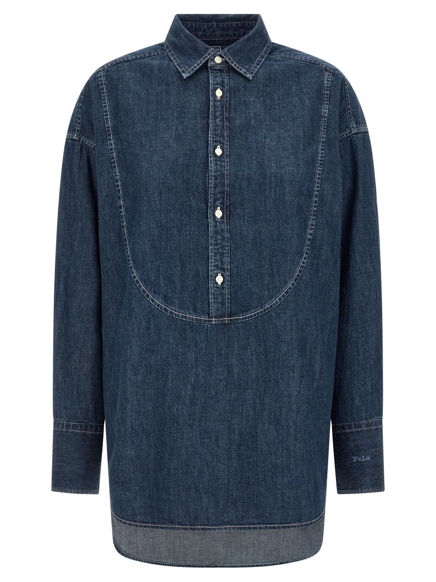 Polo Ralph Lauren Blue Cotton Blouse