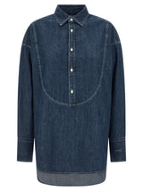 Polo Ralph Lauren Blue Cotton Blouse for Women