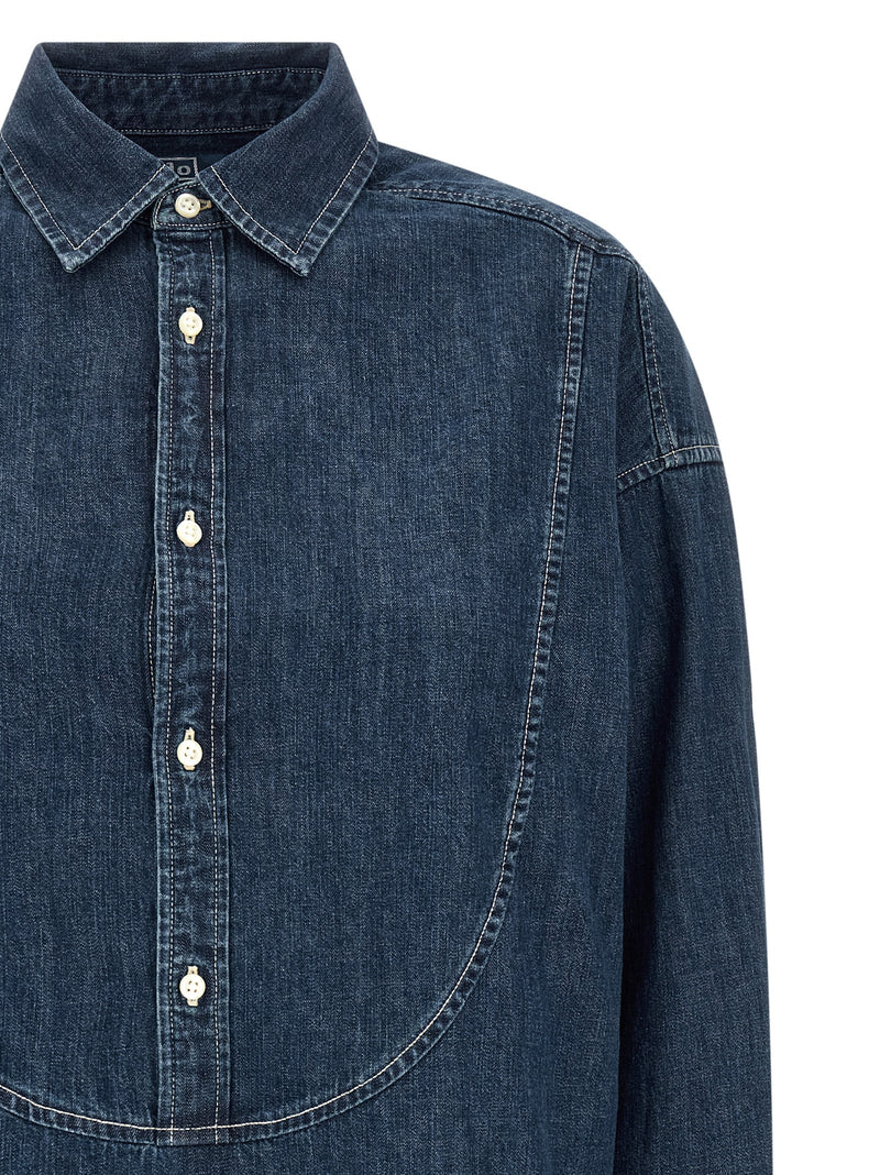 Polo Ralph Lauren Blue Cotton Blouse for Women