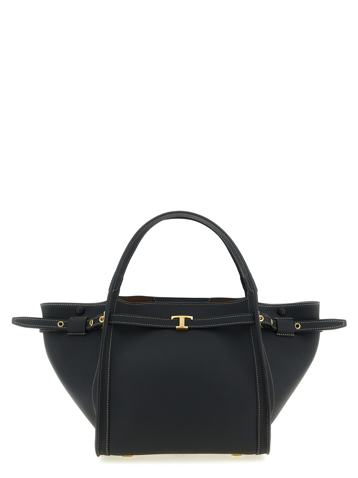 Tod's Black Calfskin Tote Bag