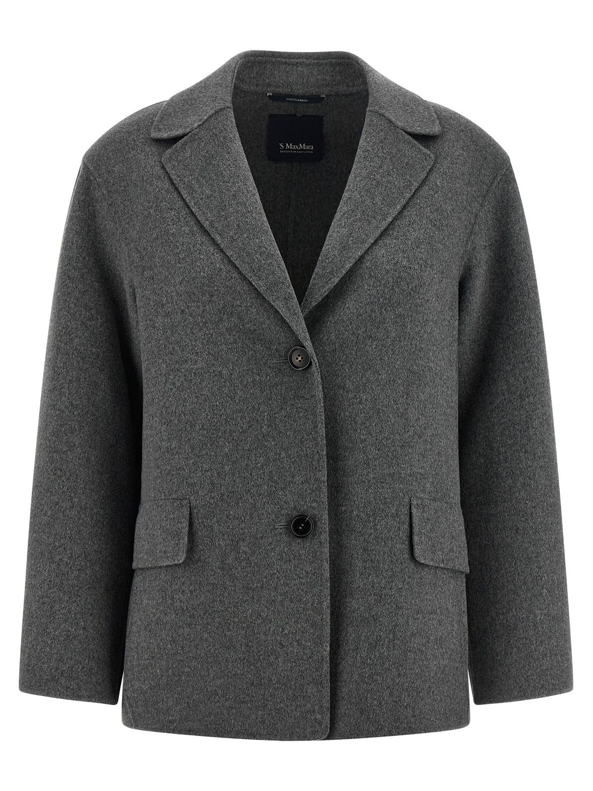 Blazer gris en laine vierge 'S Max Mara