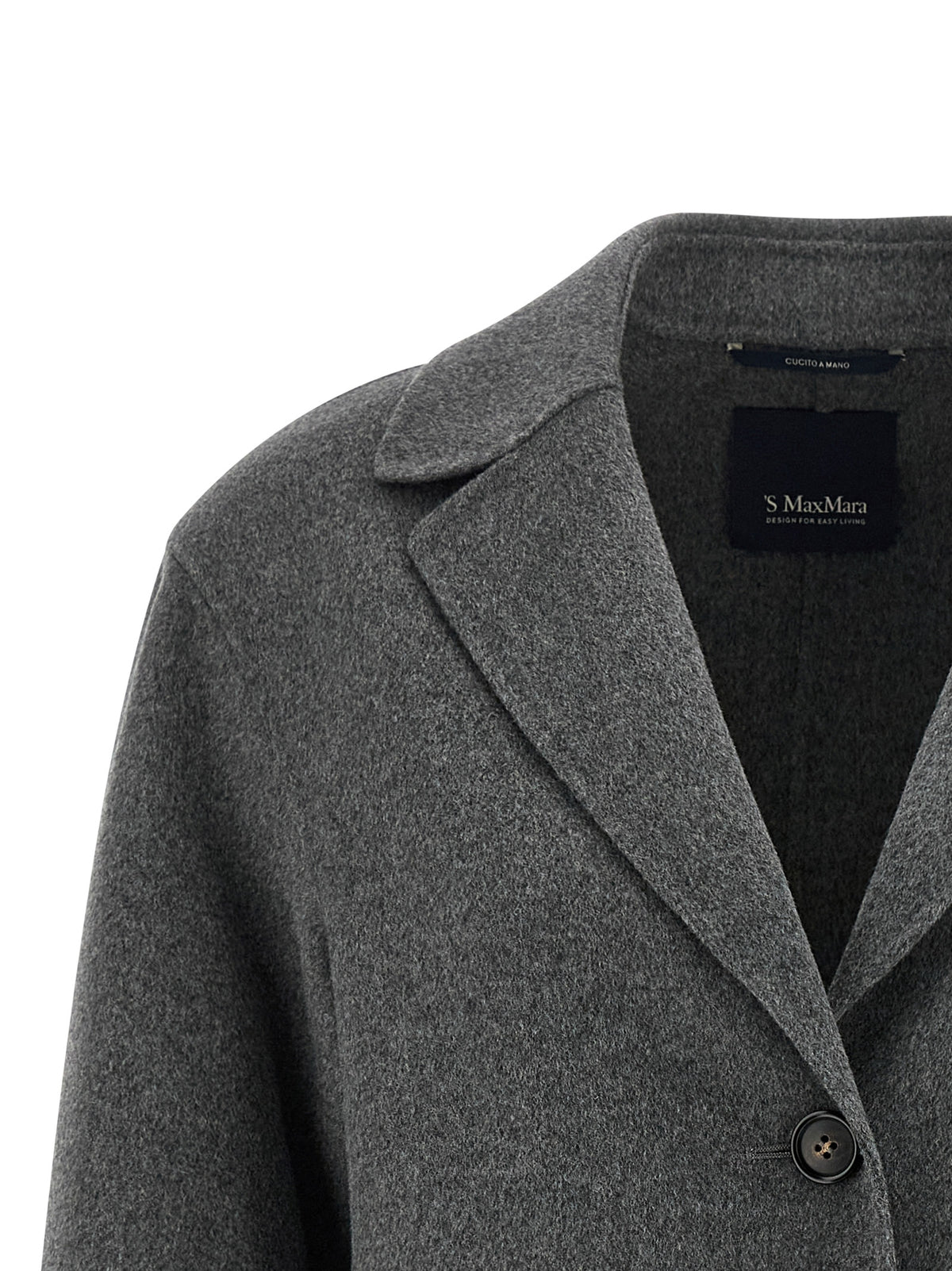Blazer gris en laine vierge 'S Max Mara