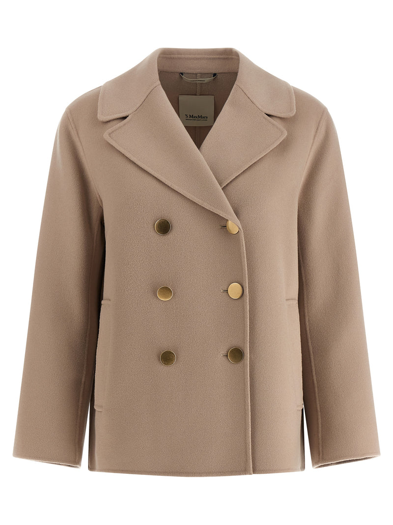 'S Max Mara Beige Virgin Wool Blazer