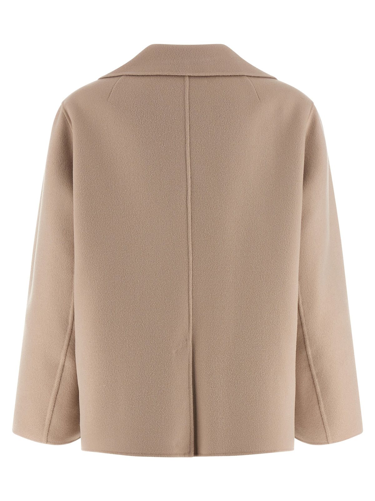 'S Max Mara Beige Virgin Wool Blazer