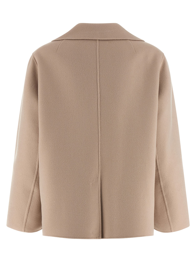 'S Max Mara Beige Virgin Wool Blazer