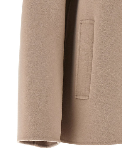 'S Max Mara Beige Virgin Wool Blazer
