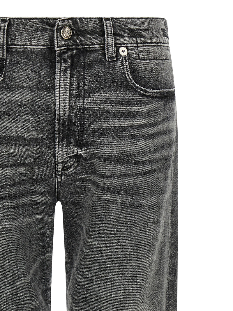R13 Gray Cotton Boyfriend Jeans