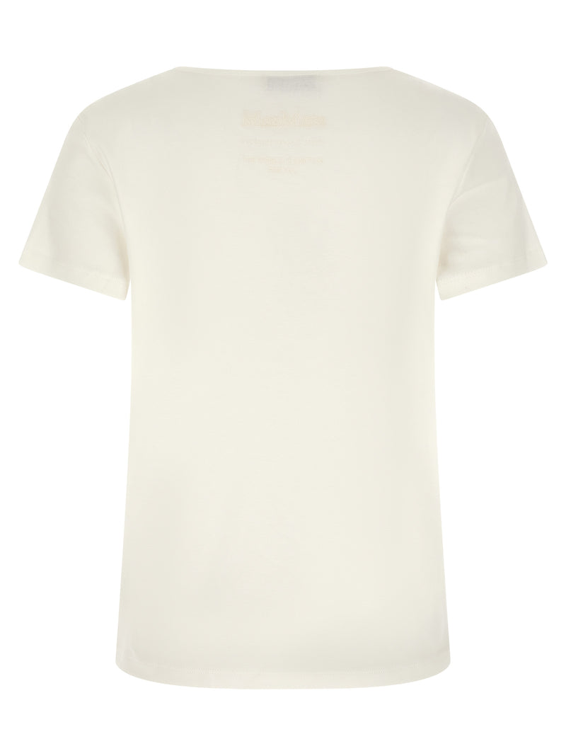 'S Max Mara White Cotton T-Shirt