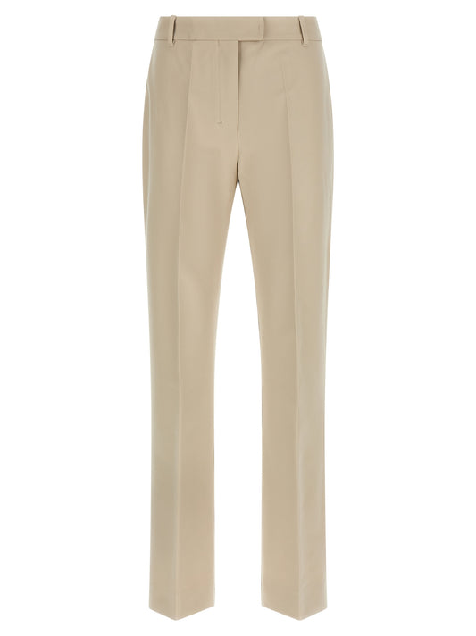 'S Max Mara 'SmmFatina' Beige Cotton Cropped Pants