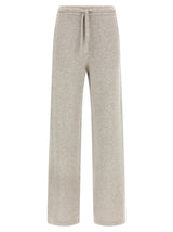 Pantalon décontracté en laine beige 'S Max Mara