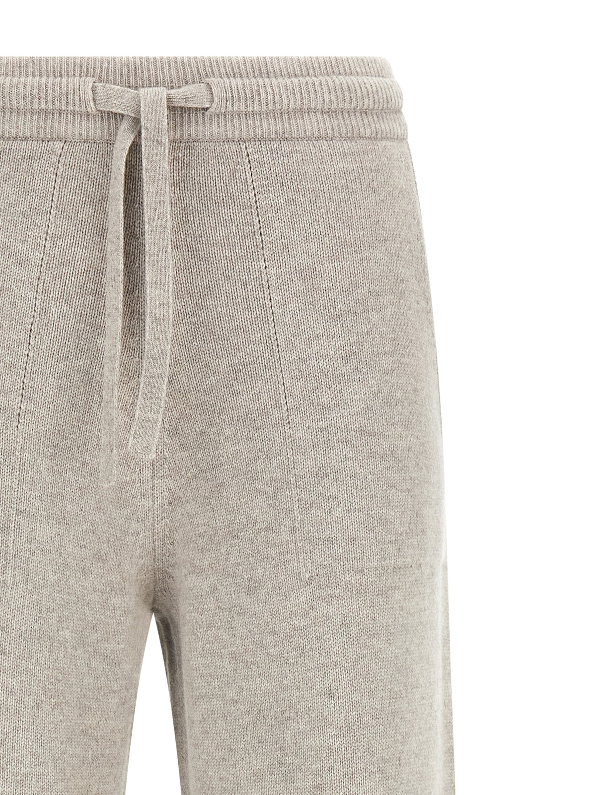 Pantalon décontracté en laine beige 'S Max Mara