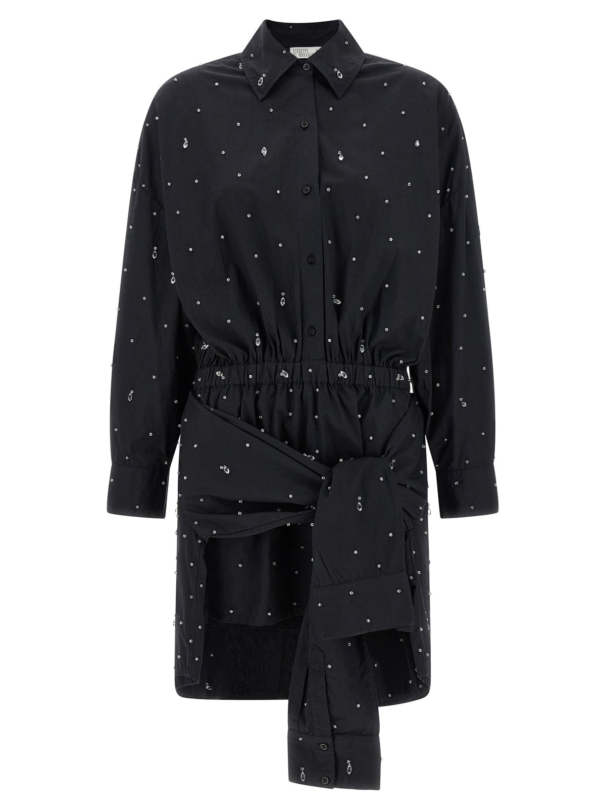Giuseppe Di Morabito Robe Courte en Coton Noire
