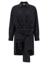 Giuseppe Di Morabito Robe Courte en Coton Noire