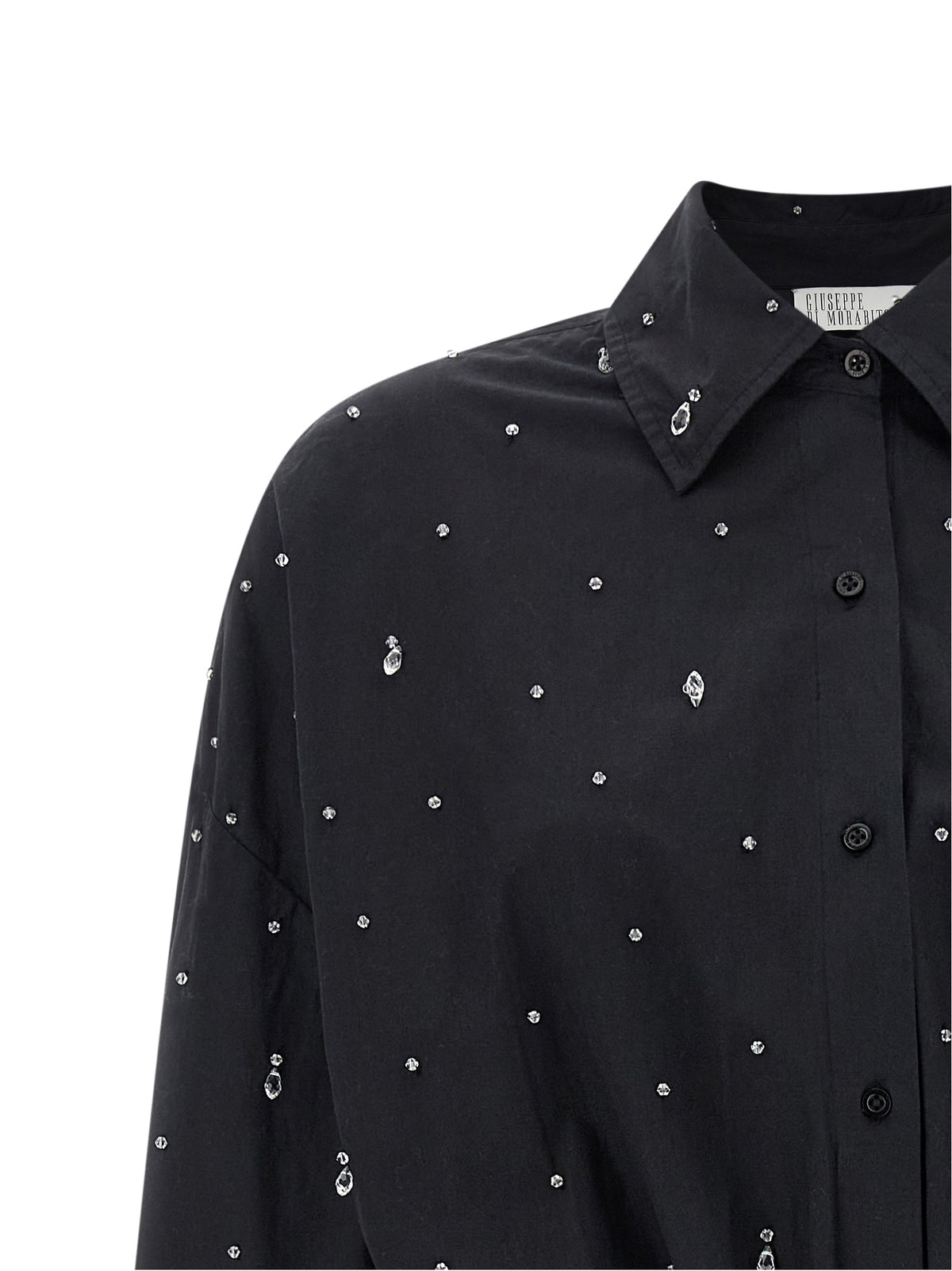 Giuseppe Di Morabito Robe Courte en Coton Noire