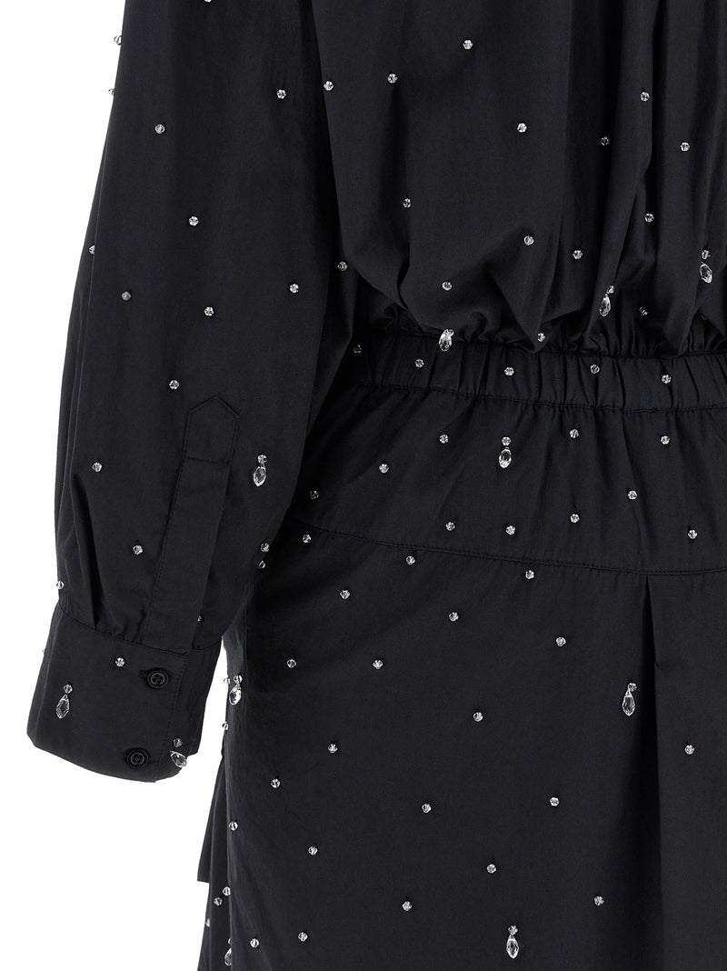 Giuseppe Di Morabito Robe Courte en Coton Noire