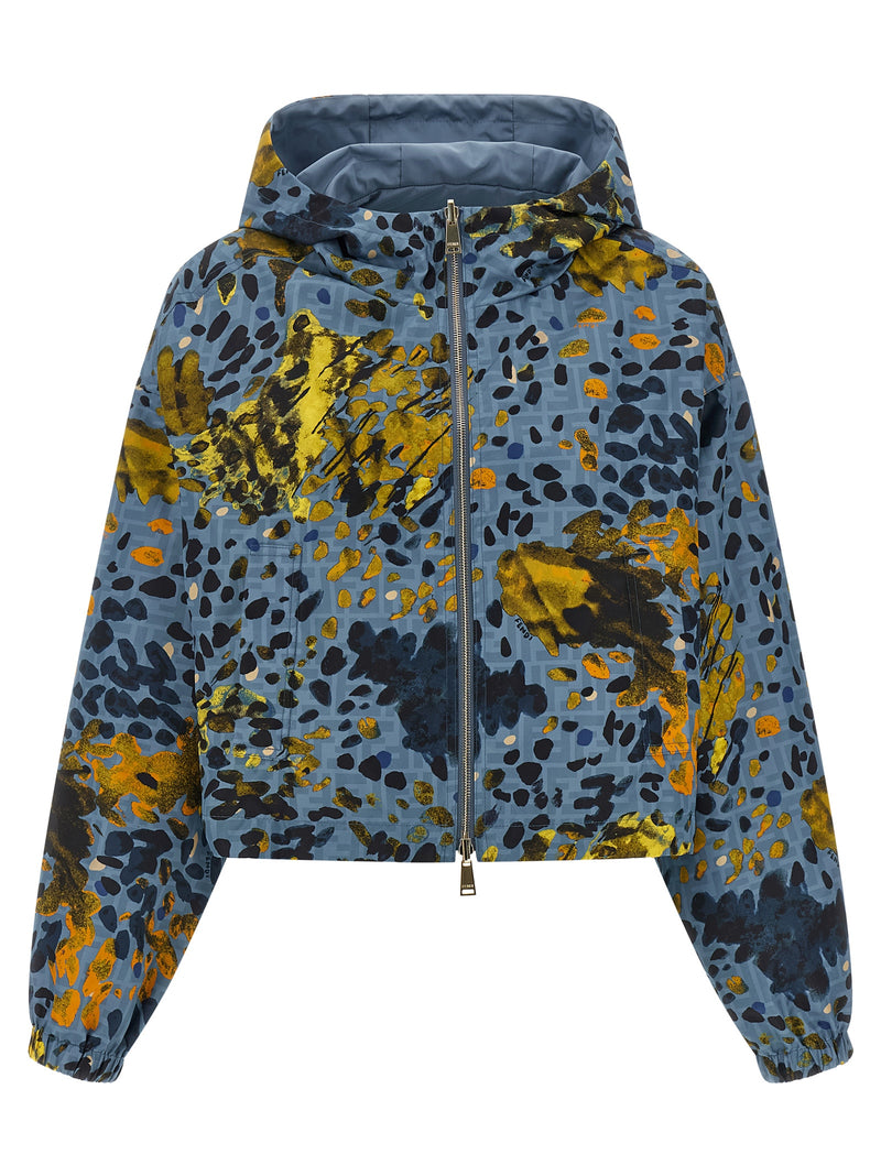 Veste Fendi bleue en polyester