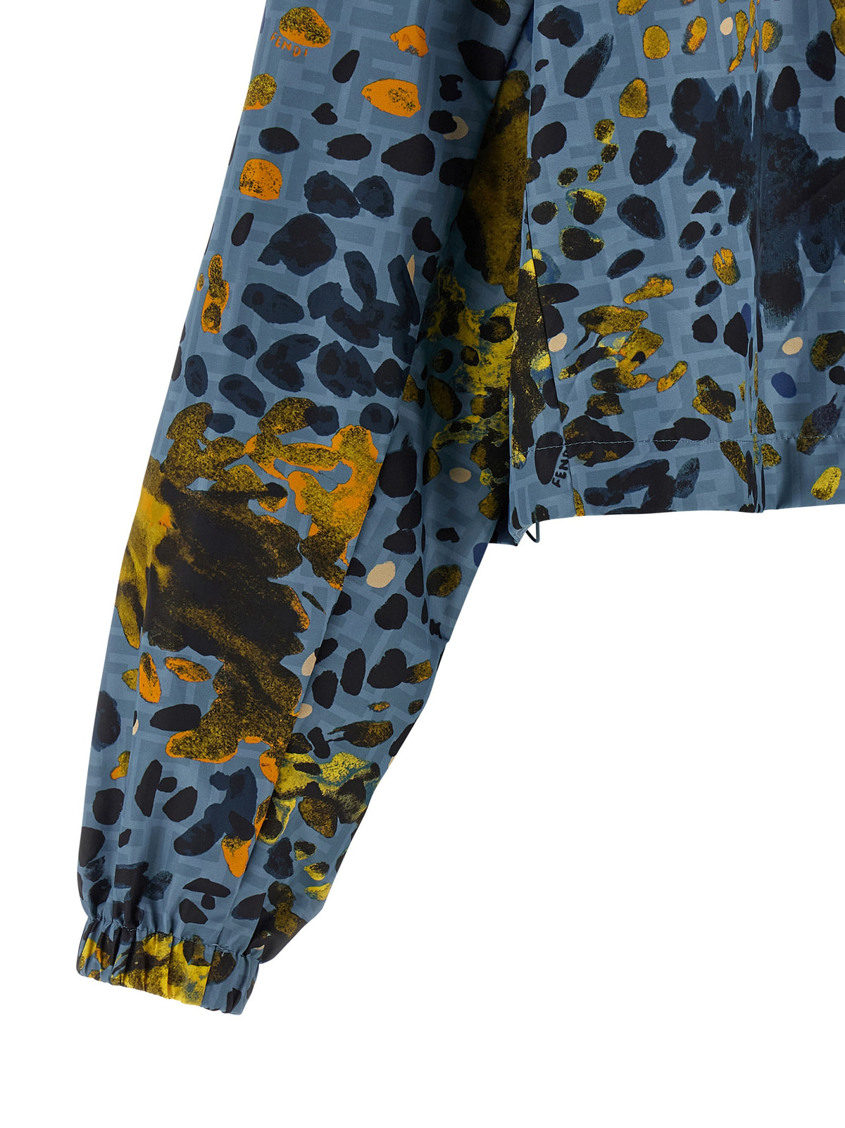 Veste Fendi bleue en polyester