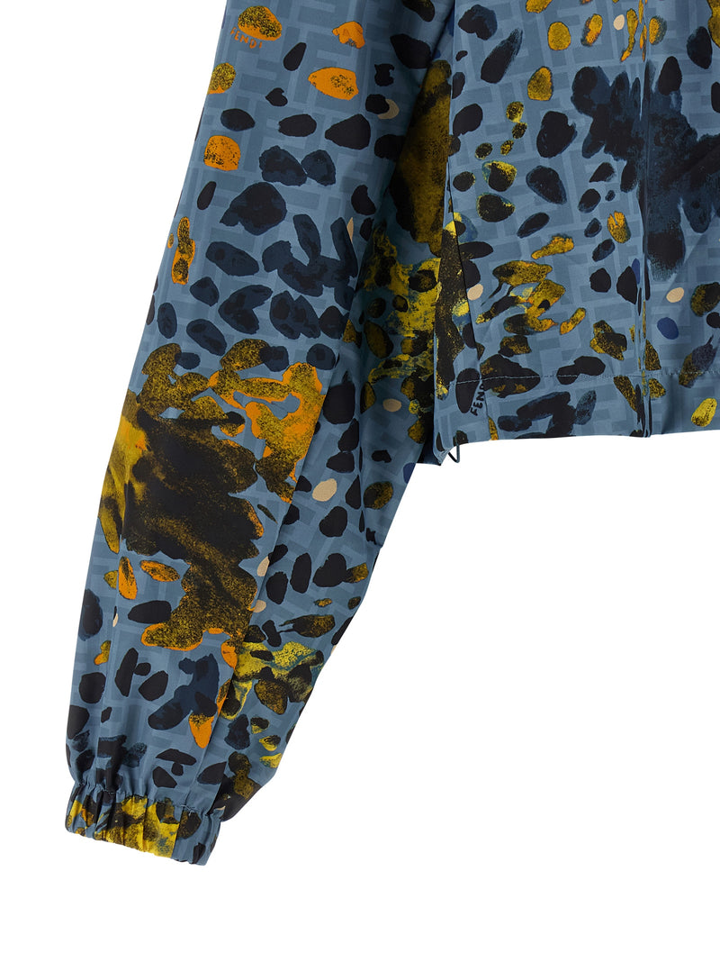 Veste Fendi bleue en polyester