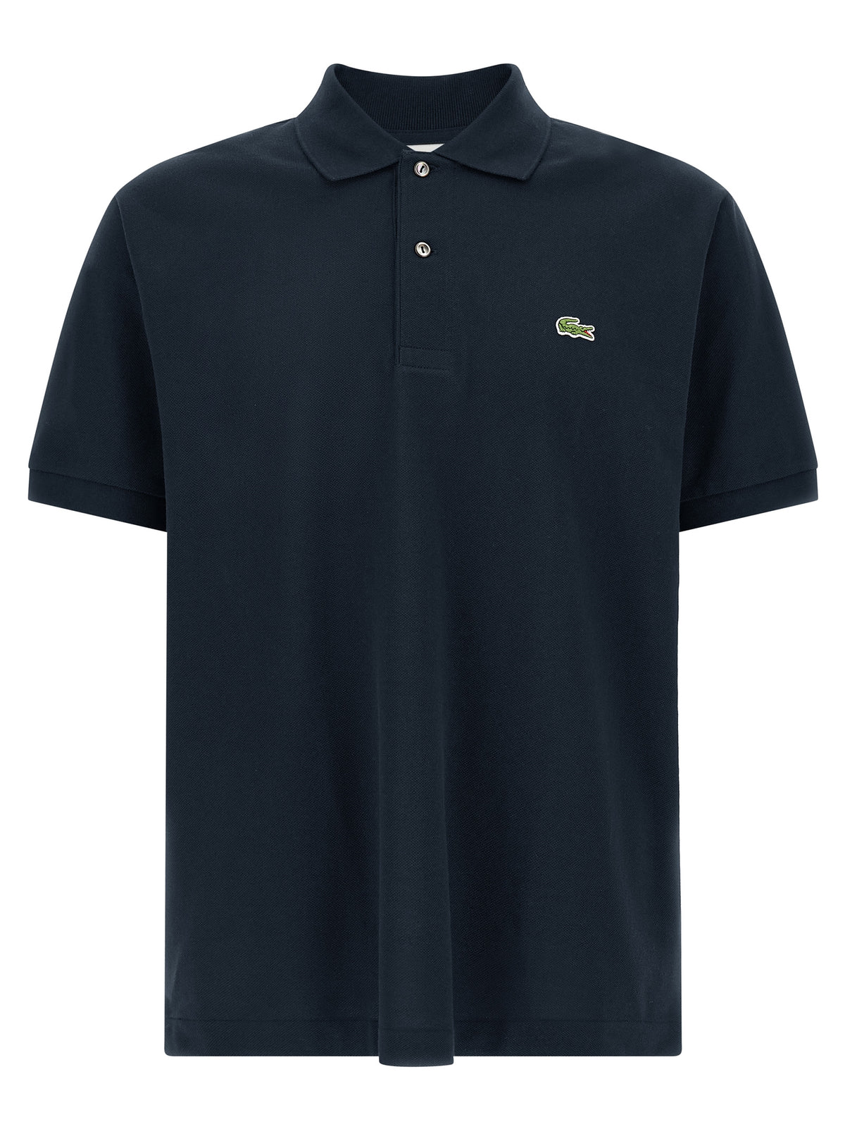 Polo Lacoste bleu en coton