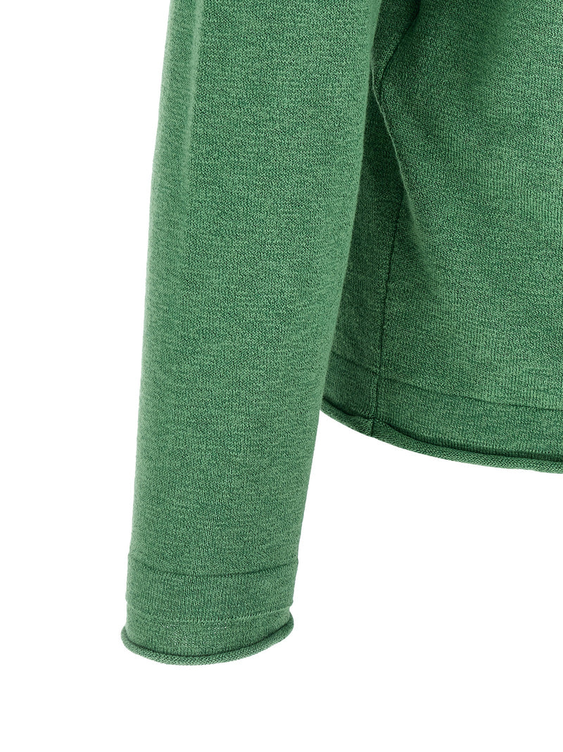 Stone Island Bicolor Cotton Cardigan - Green