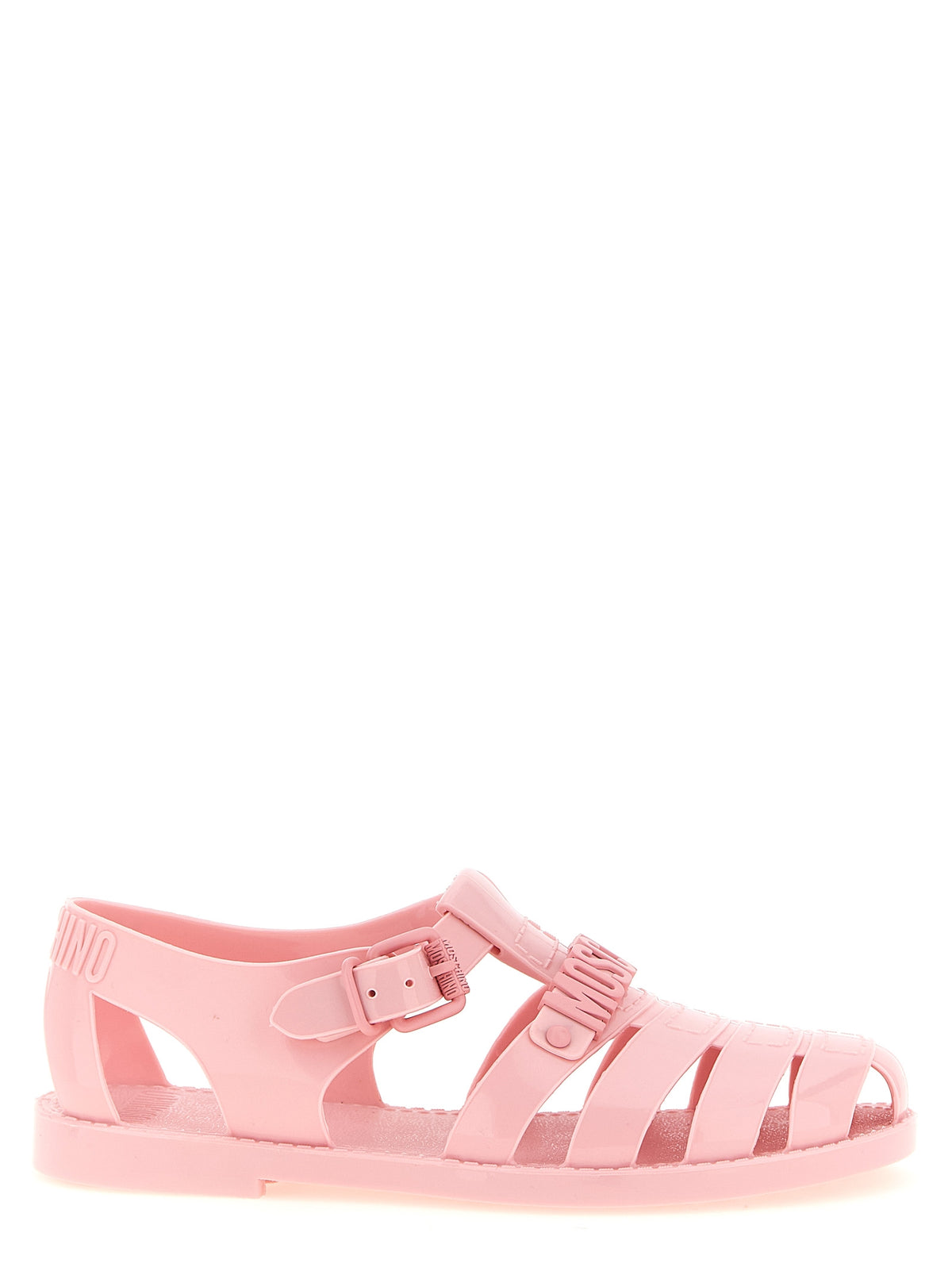 Moschino Multicolor PVC Flat Sandals for Women