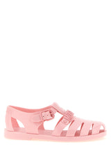 Moschino Multicolor PVC Flat Sandals for Women