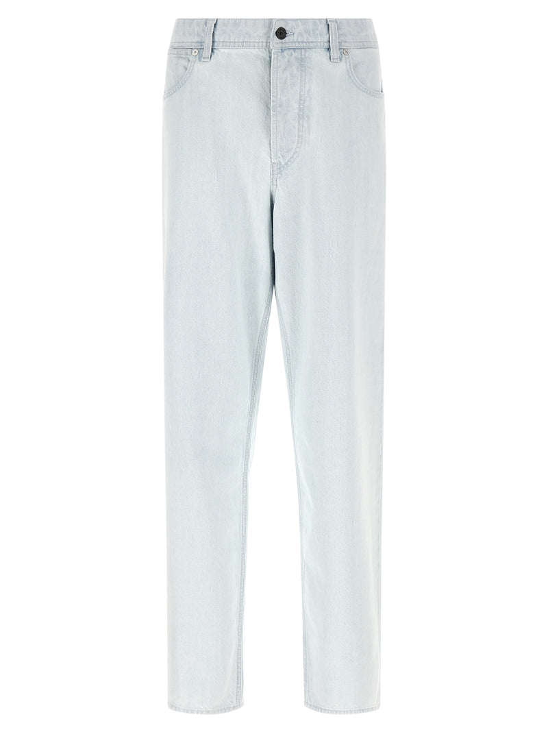 Jean droit en coton bleu Stone Island