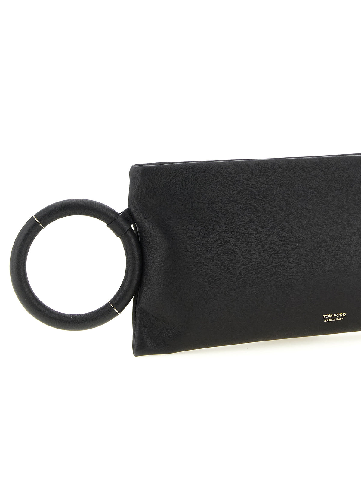 Tom Ford Black Lambskin Clutch Bag