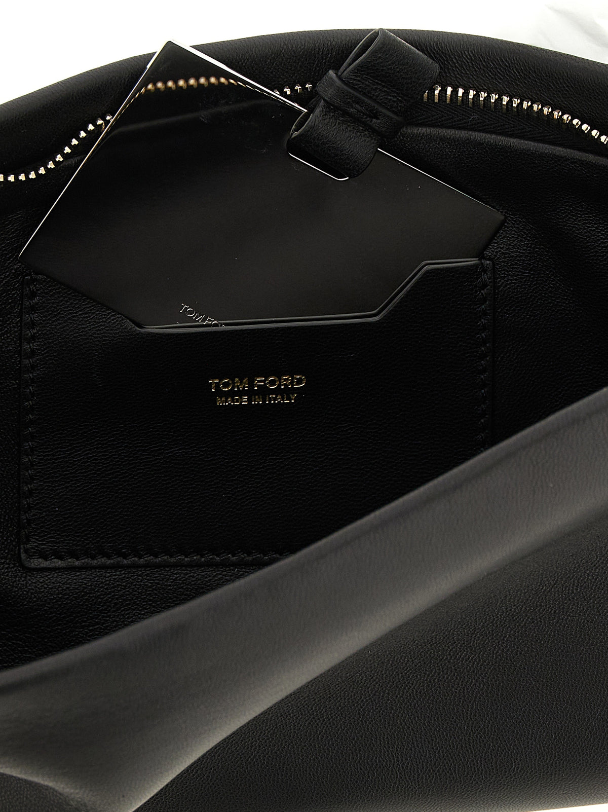 Tom Ford Black Lambskin Clutch Bag