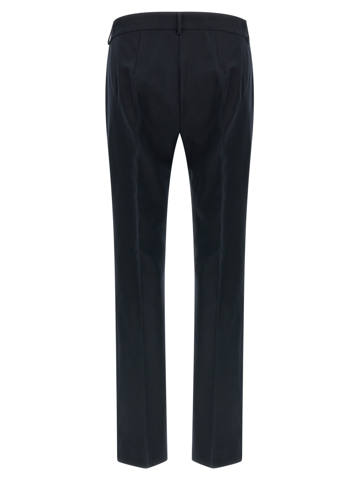 Pantalon évasé en coton bleu 'S Max Mara