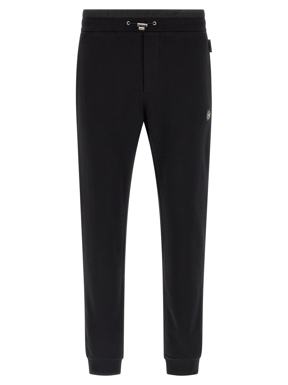 Philipp Plein Black Cotton Joggers (Workout Pants)