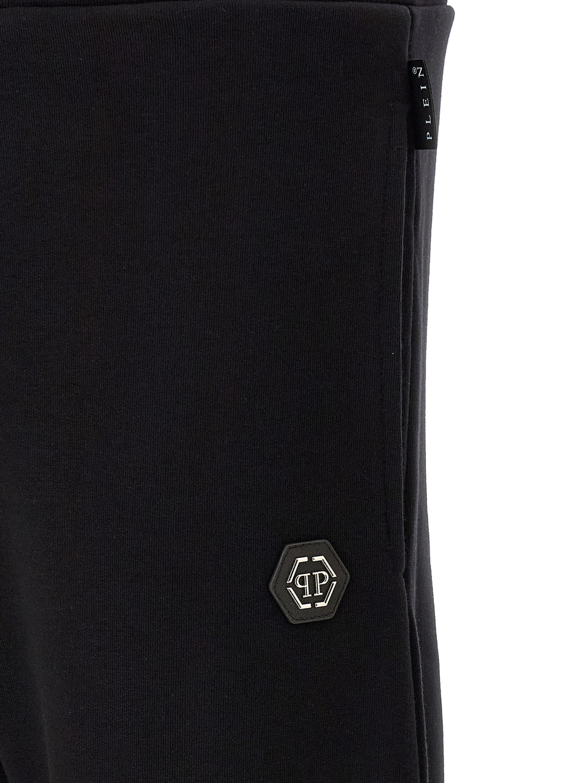 Philipp Plein Black Cotton Joggers (Workout Pants)