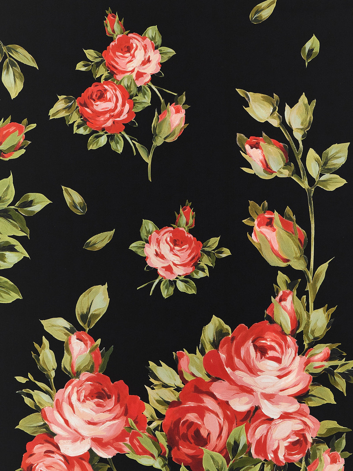 Foulard en soie noire Dolce & Gabbana