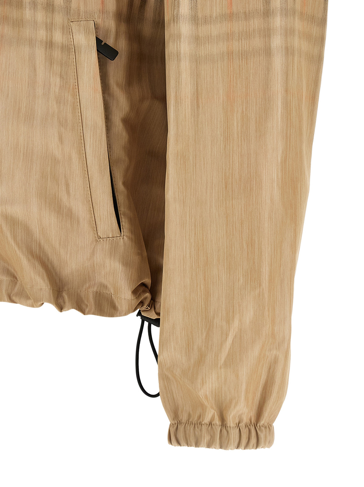 Veste coupe-vent Burberry beige en viscose