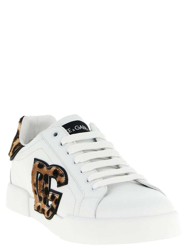 Dolce & Gabbana Portofino Light Strobel Brown Sneakers