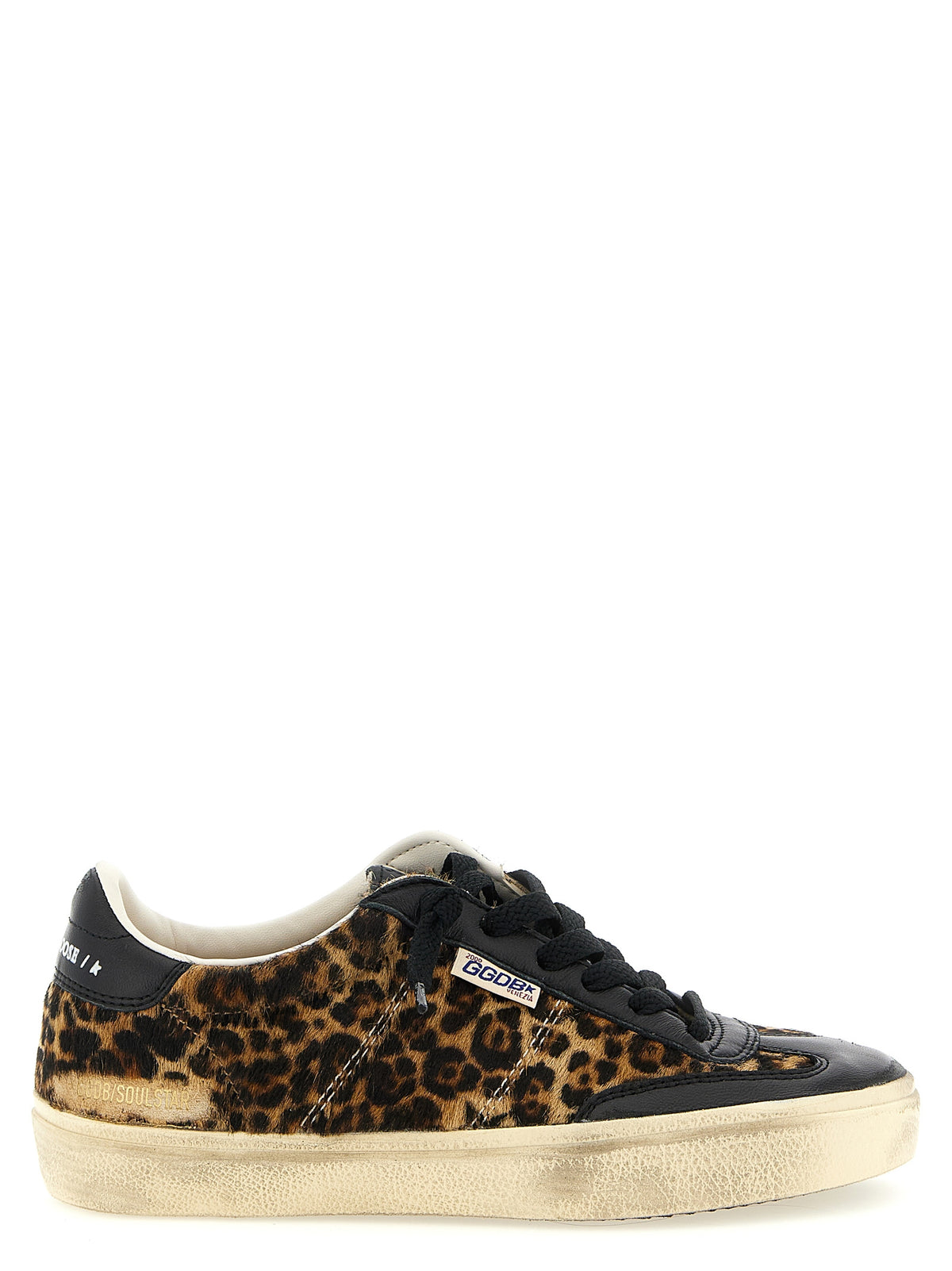 Baskets basses Golden Goose en cuir de vachette multicolore