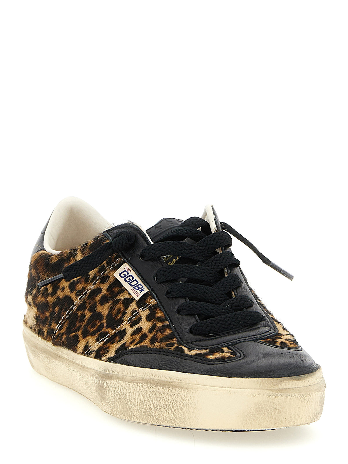 Baskets basses Golden Goose en cuir de vachette multicolore