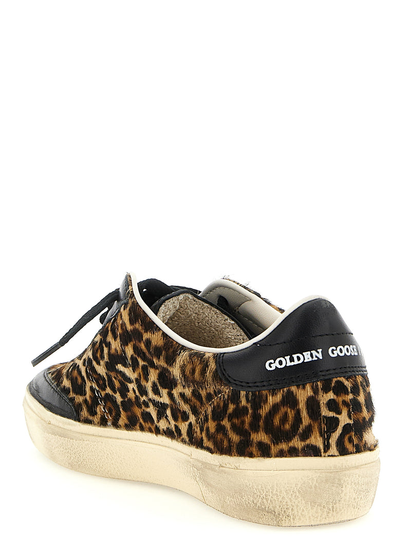 Baskets basses Golden Goose en cuir de vachette multicolore