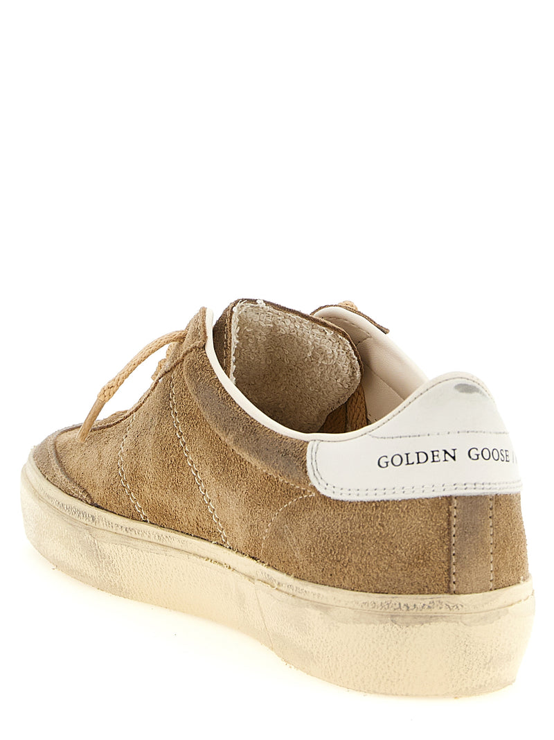 Golden Goose Soul Star Brown Cowhide Low Top Sneakers