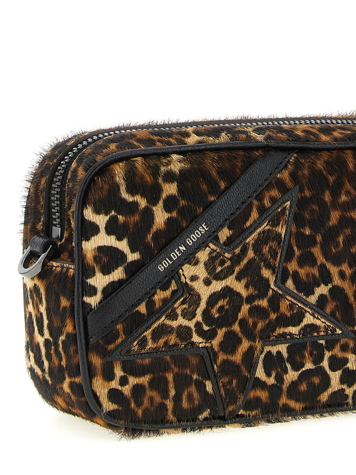 Sac bandoulière Golden Goose en cuir de vachette multicolore