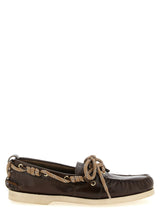 Golden Goose Brown Cowhide Slip-On Loafers for Men