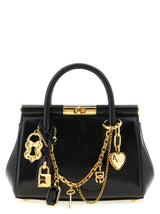 Dolce & Gabbana Marlene Mini Black Calfskin Handbag