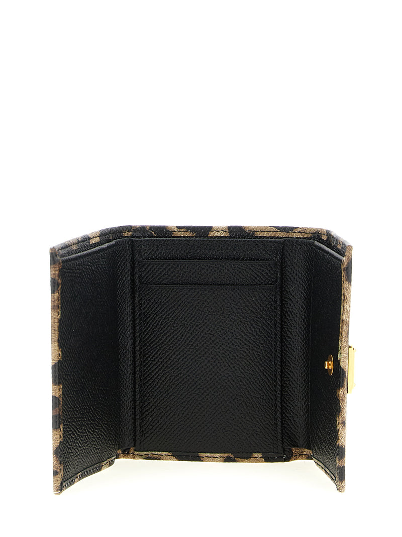 Porte-cartes Dolce & Gabbana en cuir de veau multicolore