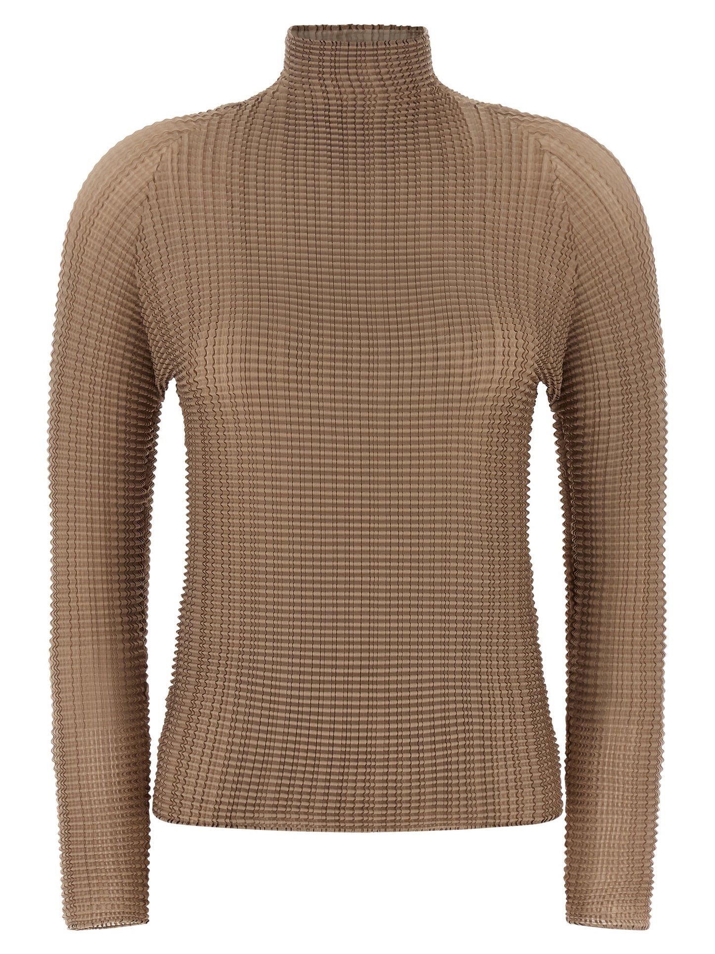 Issey Miyake Beige Polyester Blouse