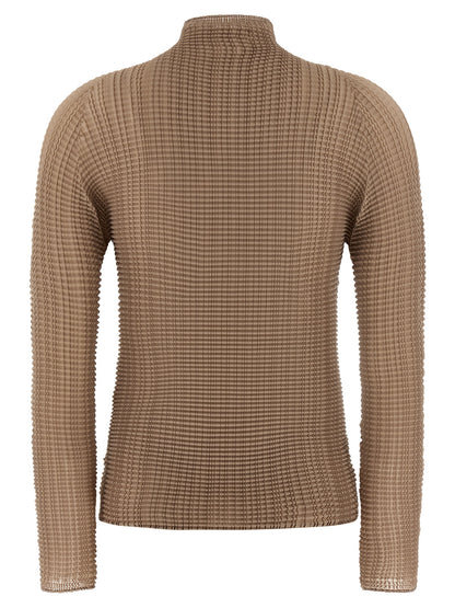 Issey Miyake Beige Polyester Blouse