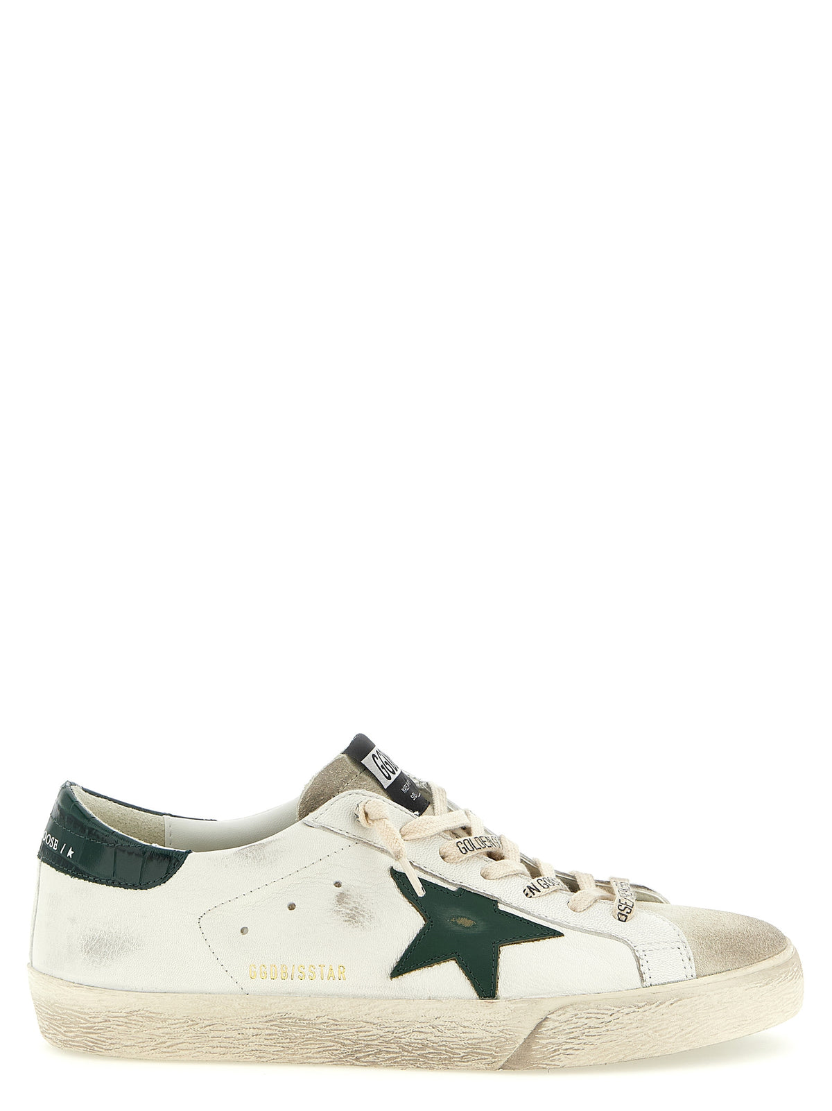 Golden Goose Bicolor Goatskin Sneakers - Superstar Style
