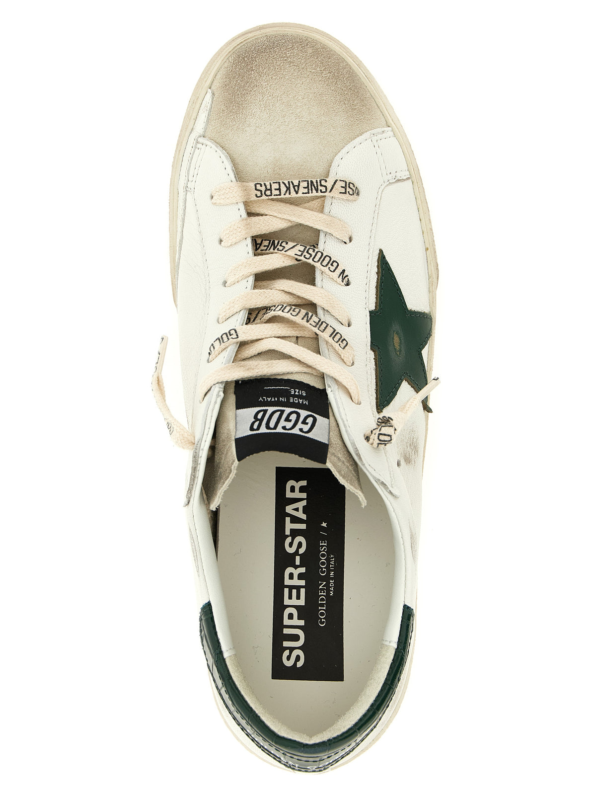 Golden Goose Bicolor Goatskin Sneakers - Superstar Style