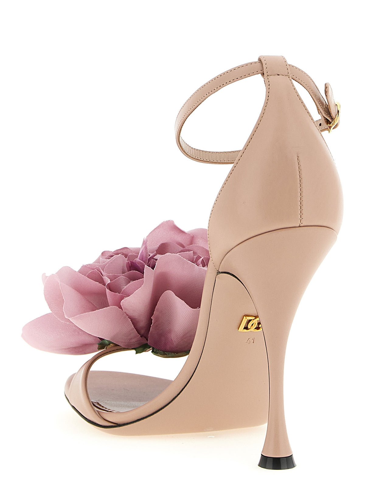 Dolce & Gabbana Desirée Multicolor Calfskin Stiletto Heel Sandals